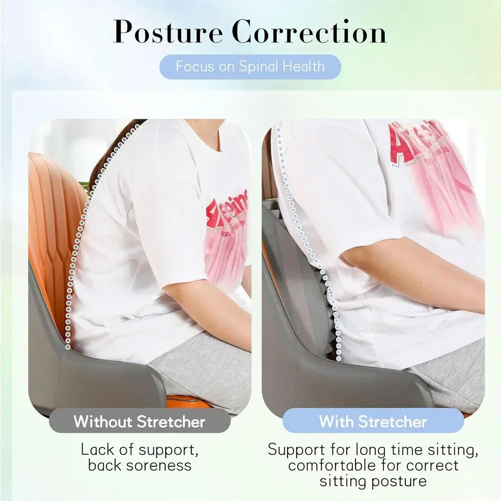 Back Stretcher,Neck & Back Stretcher for Lower Back Pain Relief,Lumbar Stretcher for Neck Pain Relief,Adjustable Spine Board