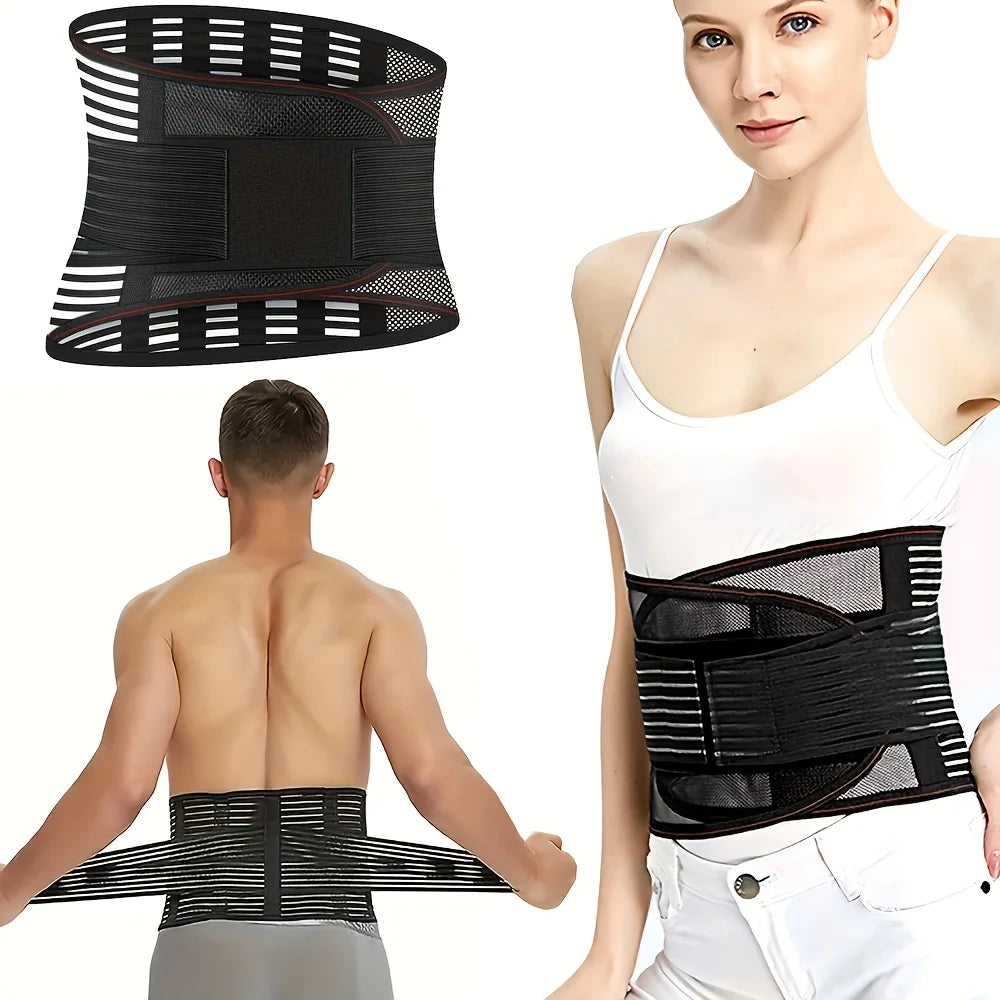 Lower Back Brace for Pain Relief,Back Support Belt, Flexible Lumbar Support Waist Belt for Lifting at Work,Scoliosis Pain Relief