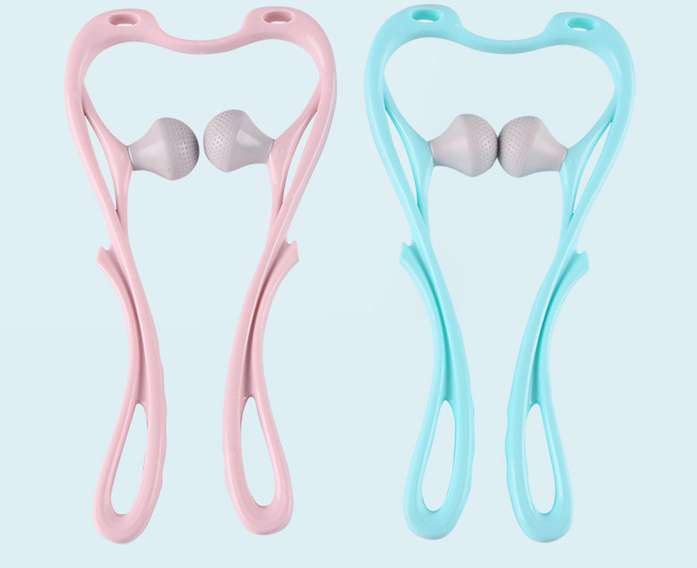 High Quality Multi-Function Manual Relaxed Cervical Massager Pressure Relieve Double Ball Pressing Meridian Massager