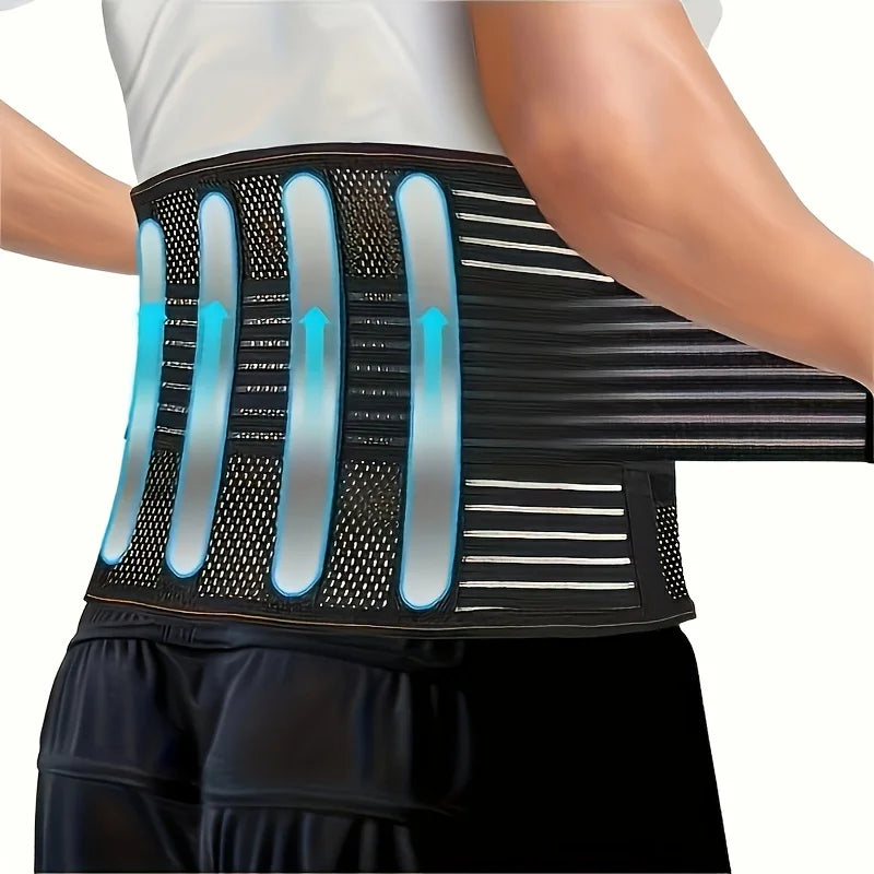 Lower Back Brace for Pain Relief,Back Support Belt, Flexible Lumbar Support Waist Belt for Lifting at Work,Scoliosis Pain Relief