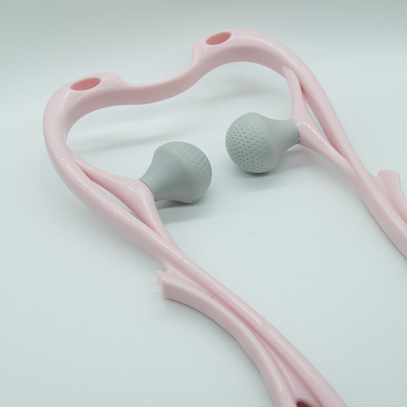 High Quality Multi-Function Manual Relaxed Cervical Massager Pressure Relieve Double Ball Pressing Meridian Massager